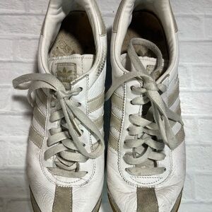 Adidas Vtg  Women's White and Gray Sneakers